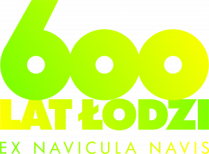 logo 600 lecia Łodzi