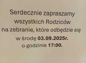 Pierwsze zebranie