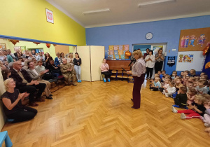 Rozpoczęcie uroczystości przez Panią Dyrektor PM117.