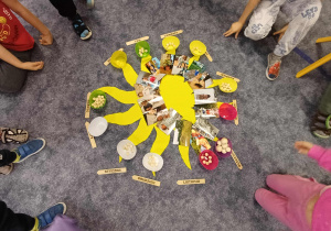 Słoneczko po skończonych urodzinach ze zdjęciami jubilata.