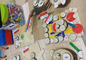 Zdjęcie powstałych prac.